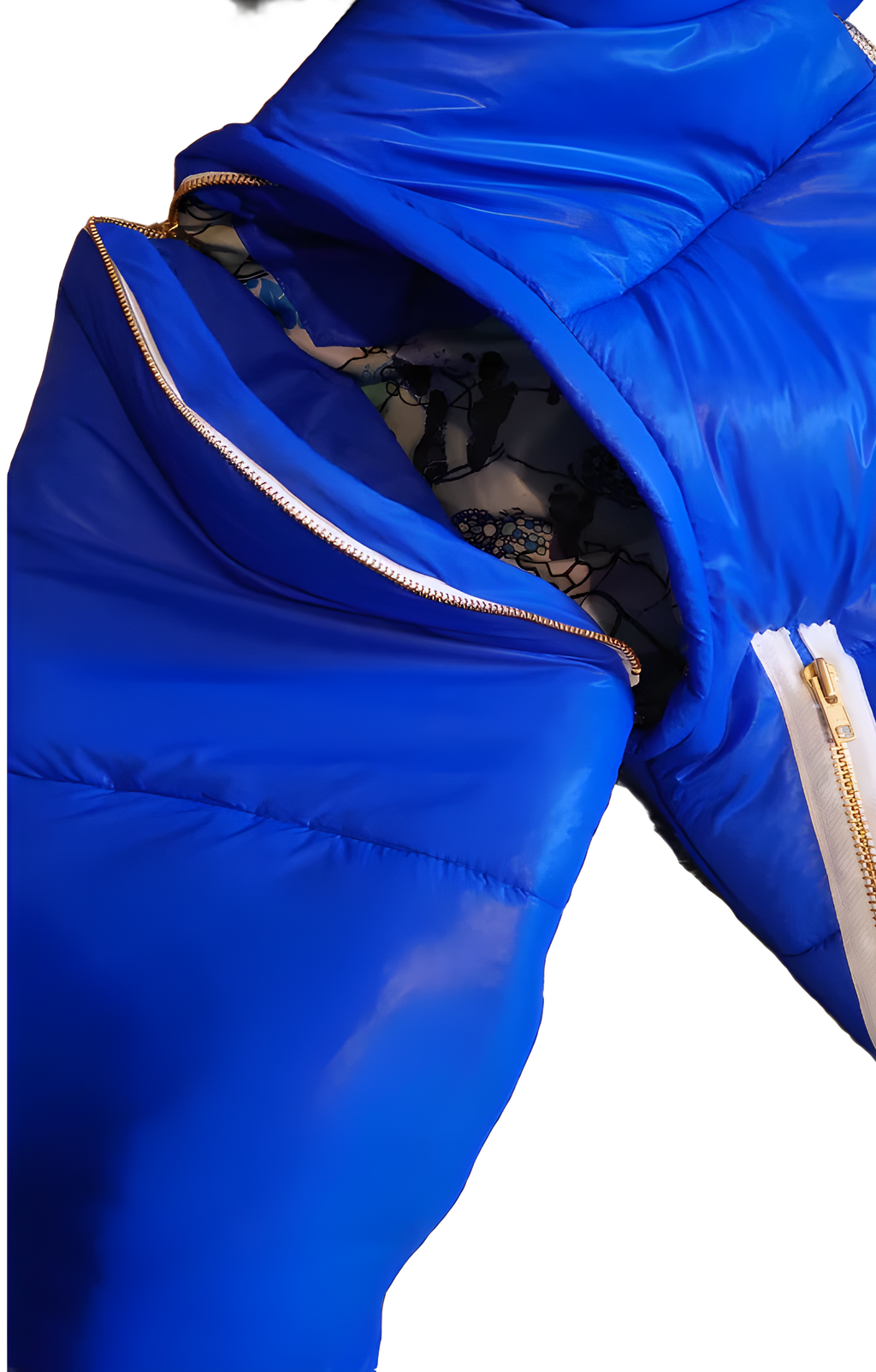Wu Blue Snooded Puffer