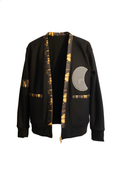 Black Varsity Cardigan