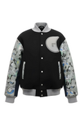 Dark Navy Varsity Jacket