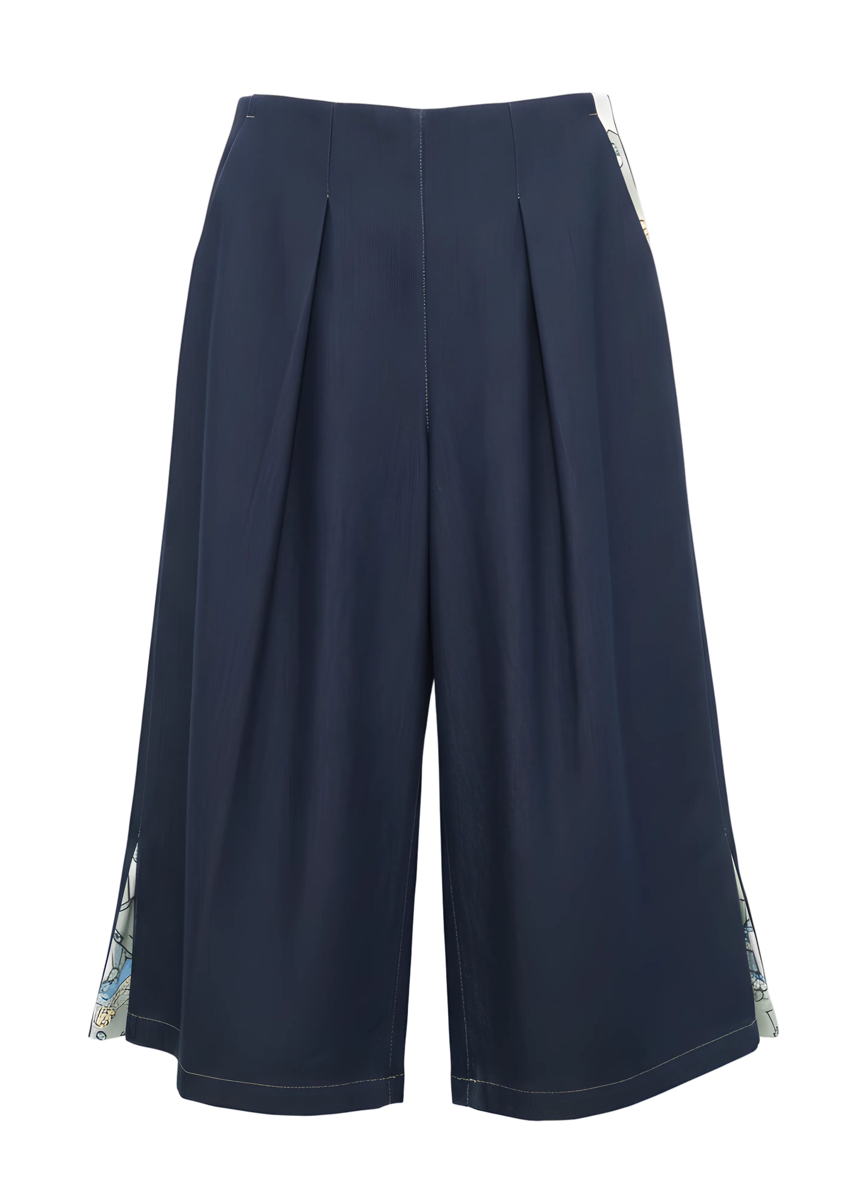 Cropped Flared Trousers