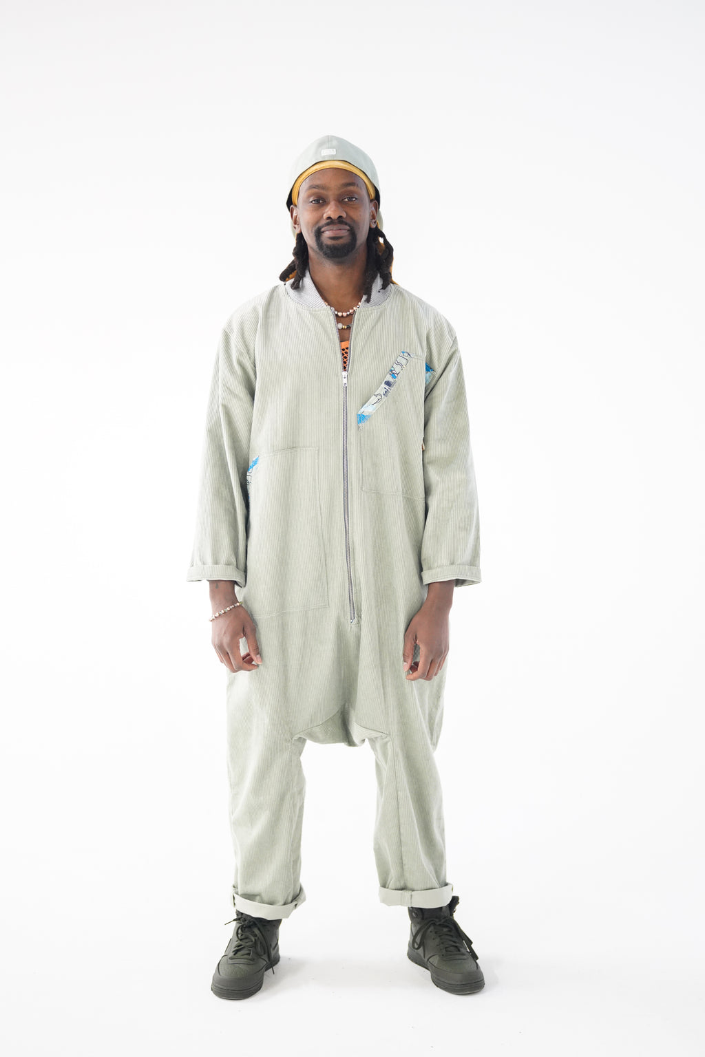 Sage Oversized Boilersuit