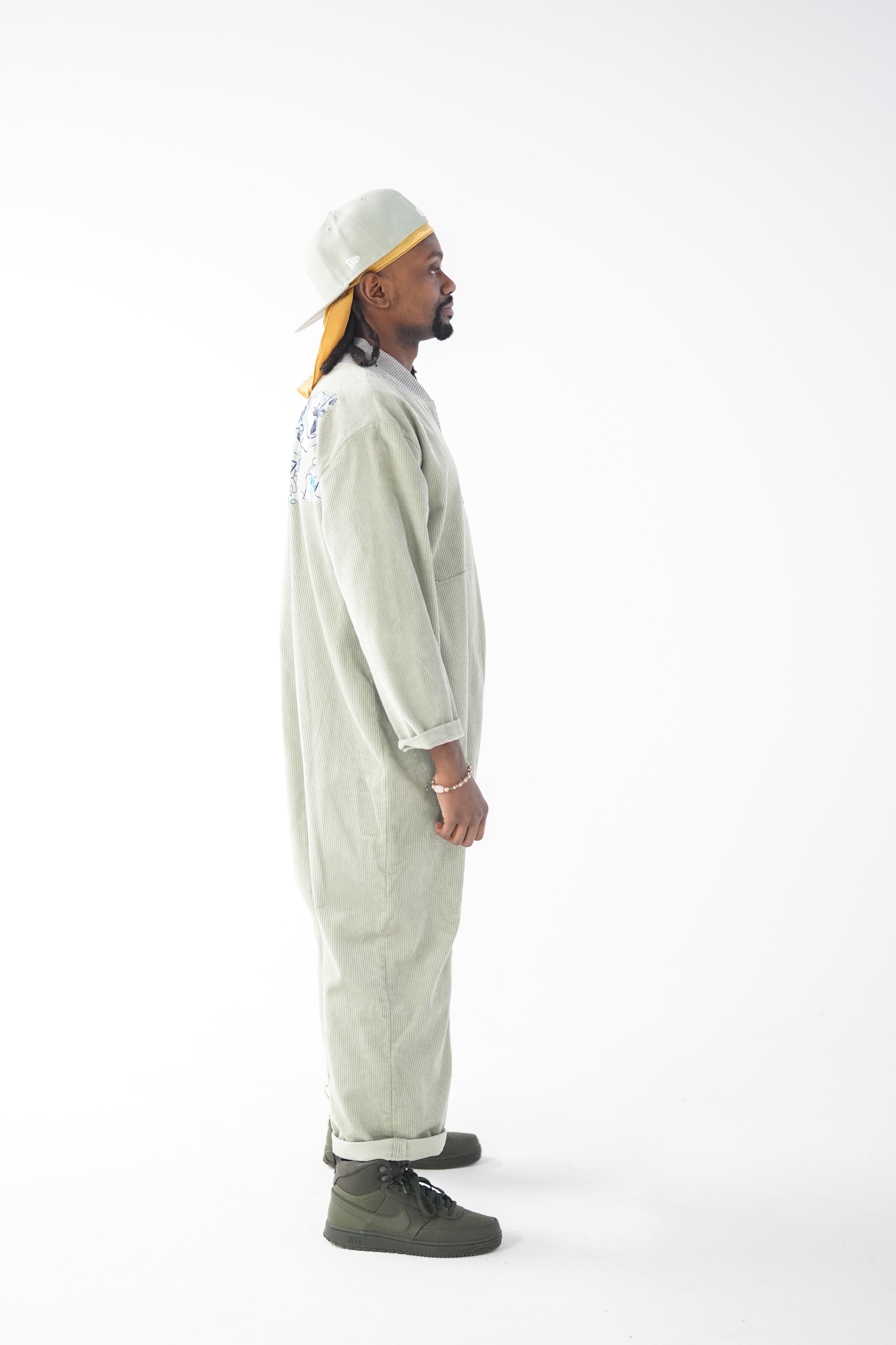 Sage Oversized Boilersuit