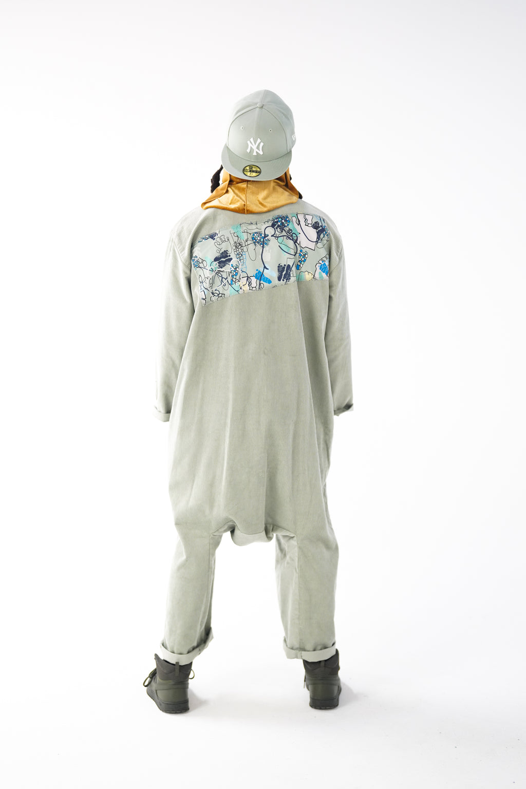 Sage Oversized Boilersuit