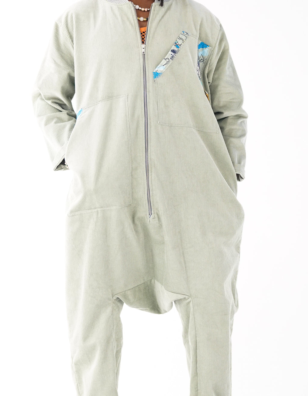 Sage Oversized Boilersuit