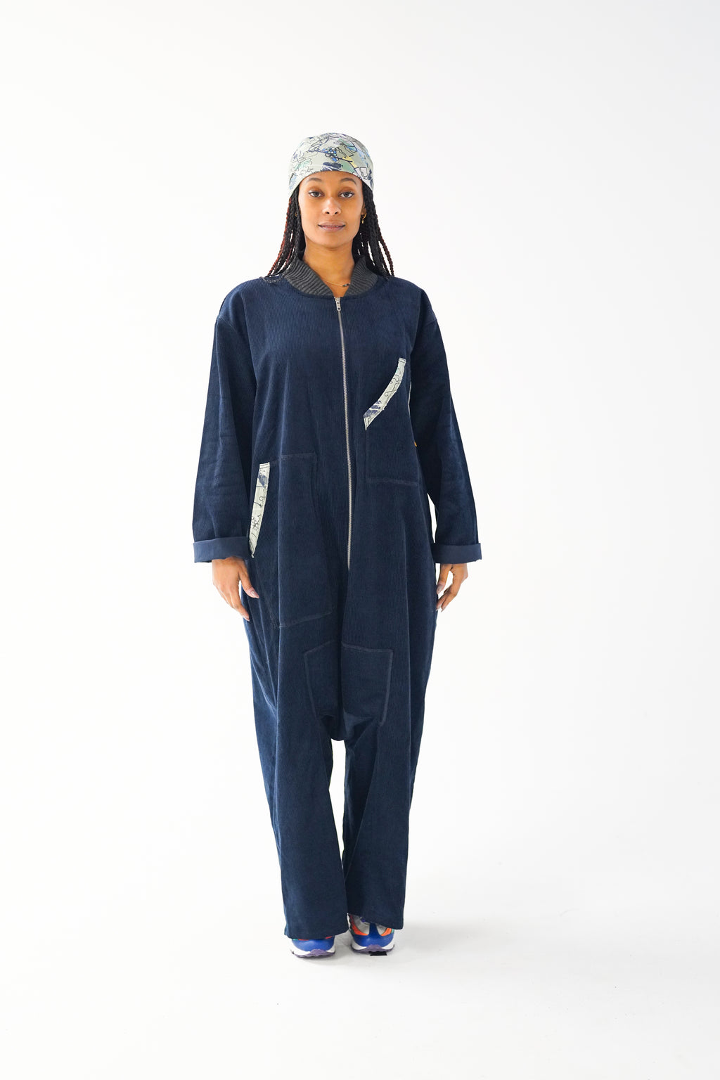 Navy Oversized Boilersuit