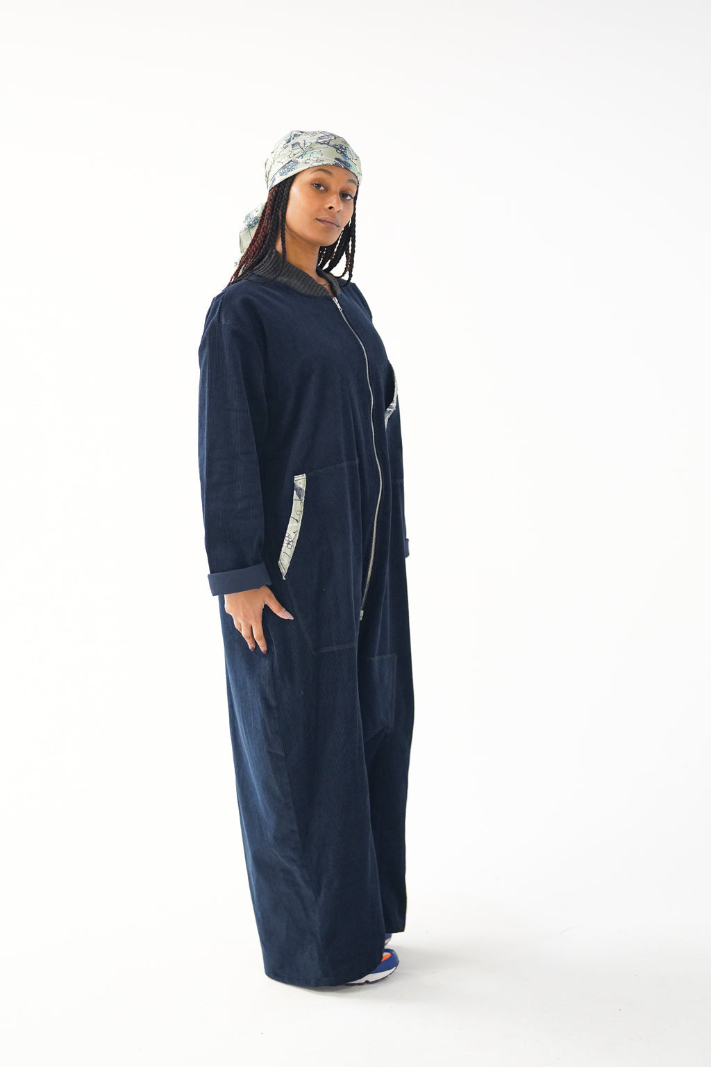 Navy Oversized Boilersuit