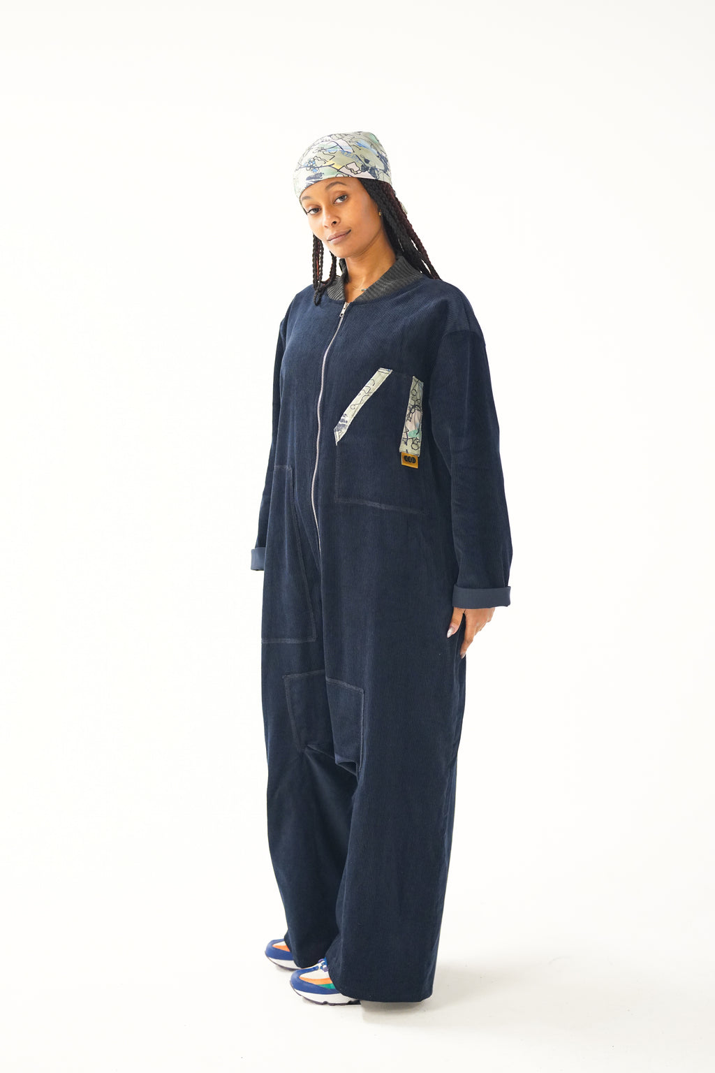 Navy Oversized Boilersuit