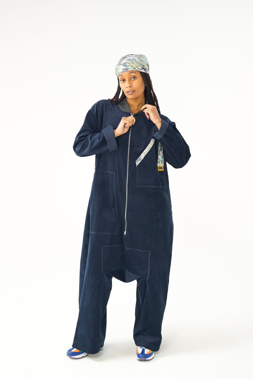 Navy Oversized Boilersuit