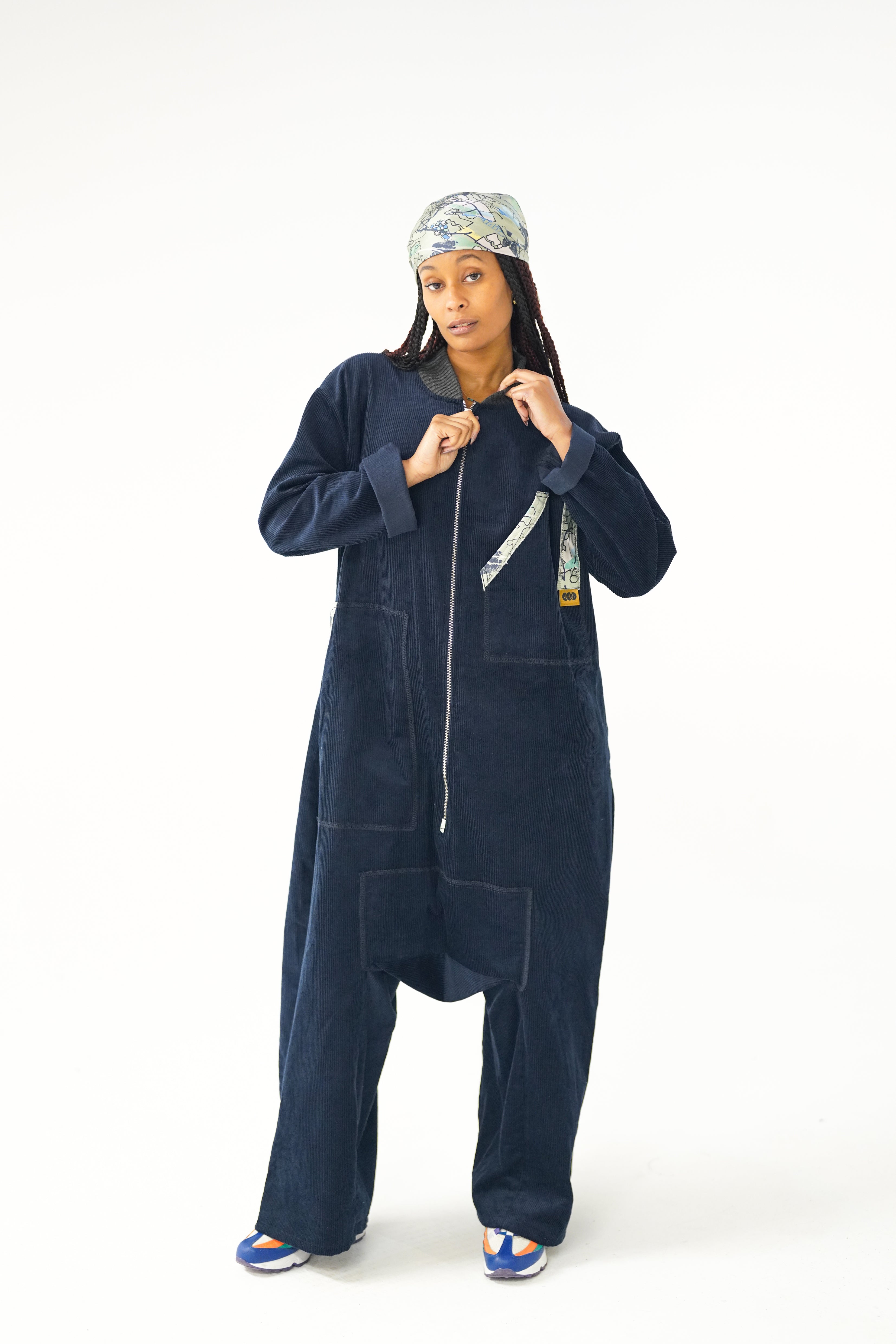 Navy Oversized Boilersuit