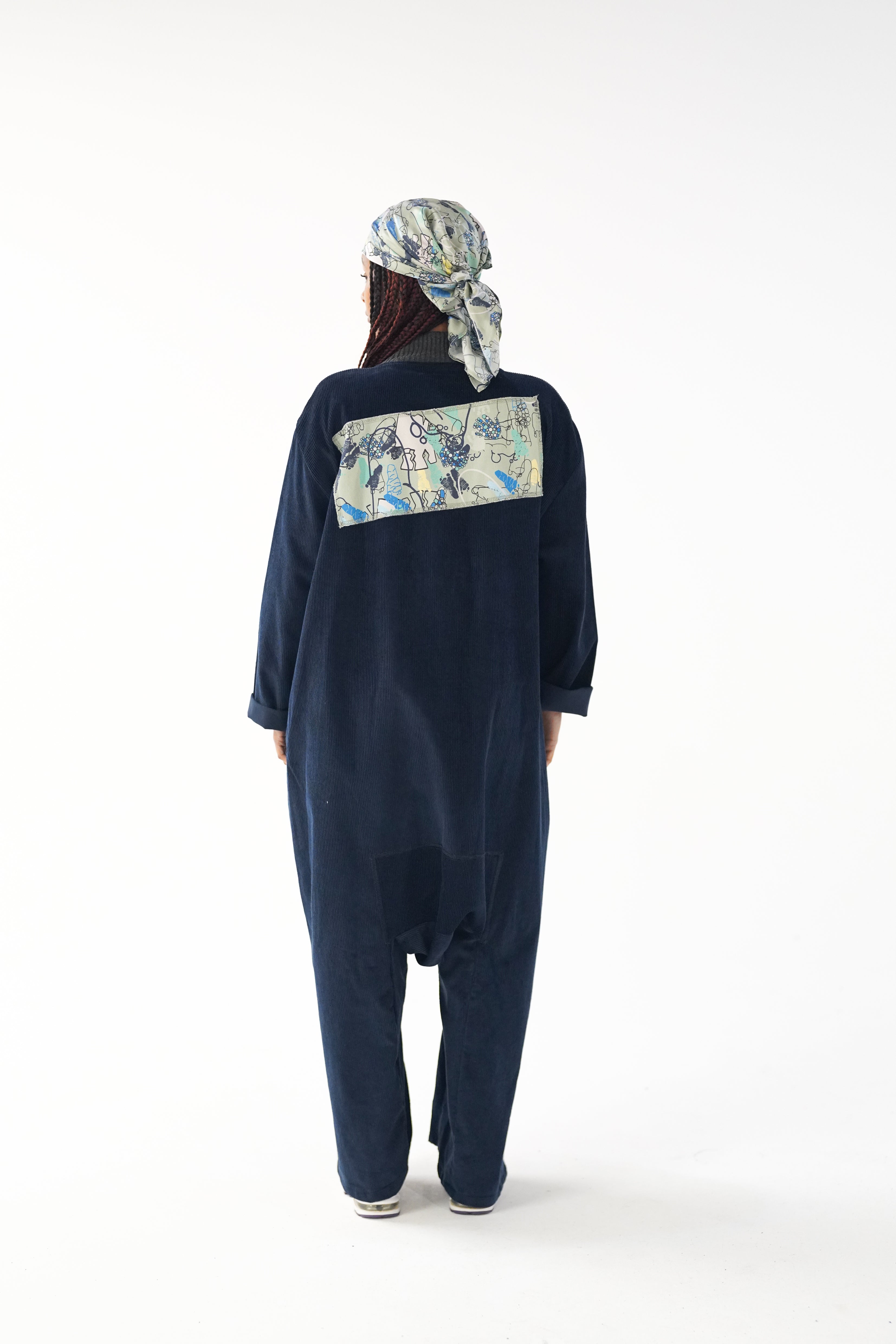 Navy Oversized Boilersuit