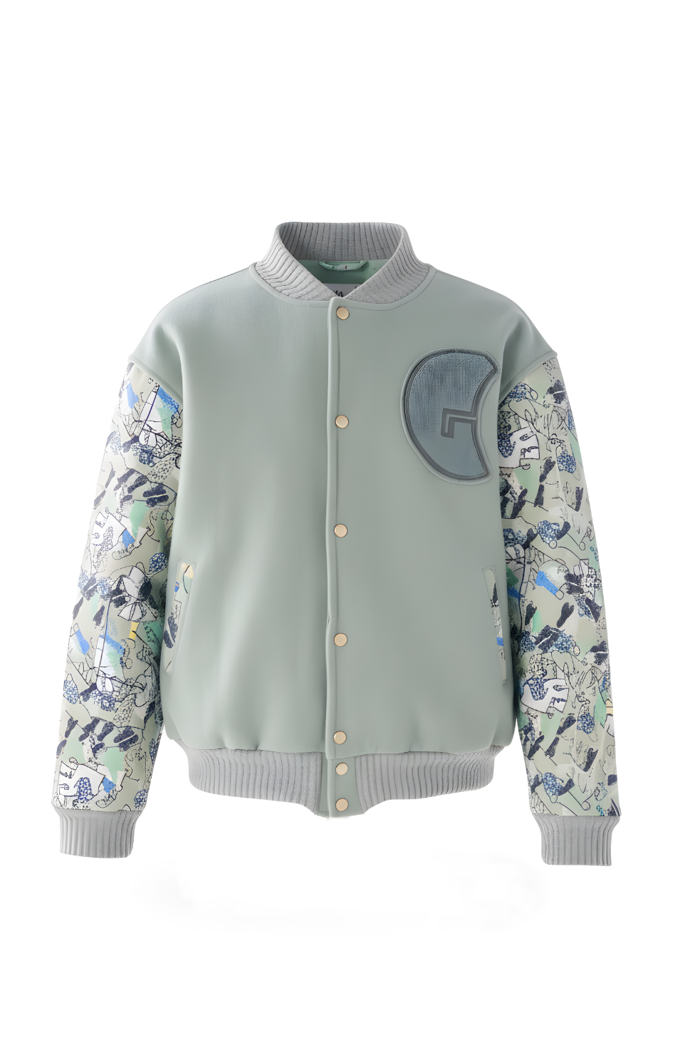Sage Varsity Jacket