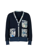 Satin Pocket Cardigan