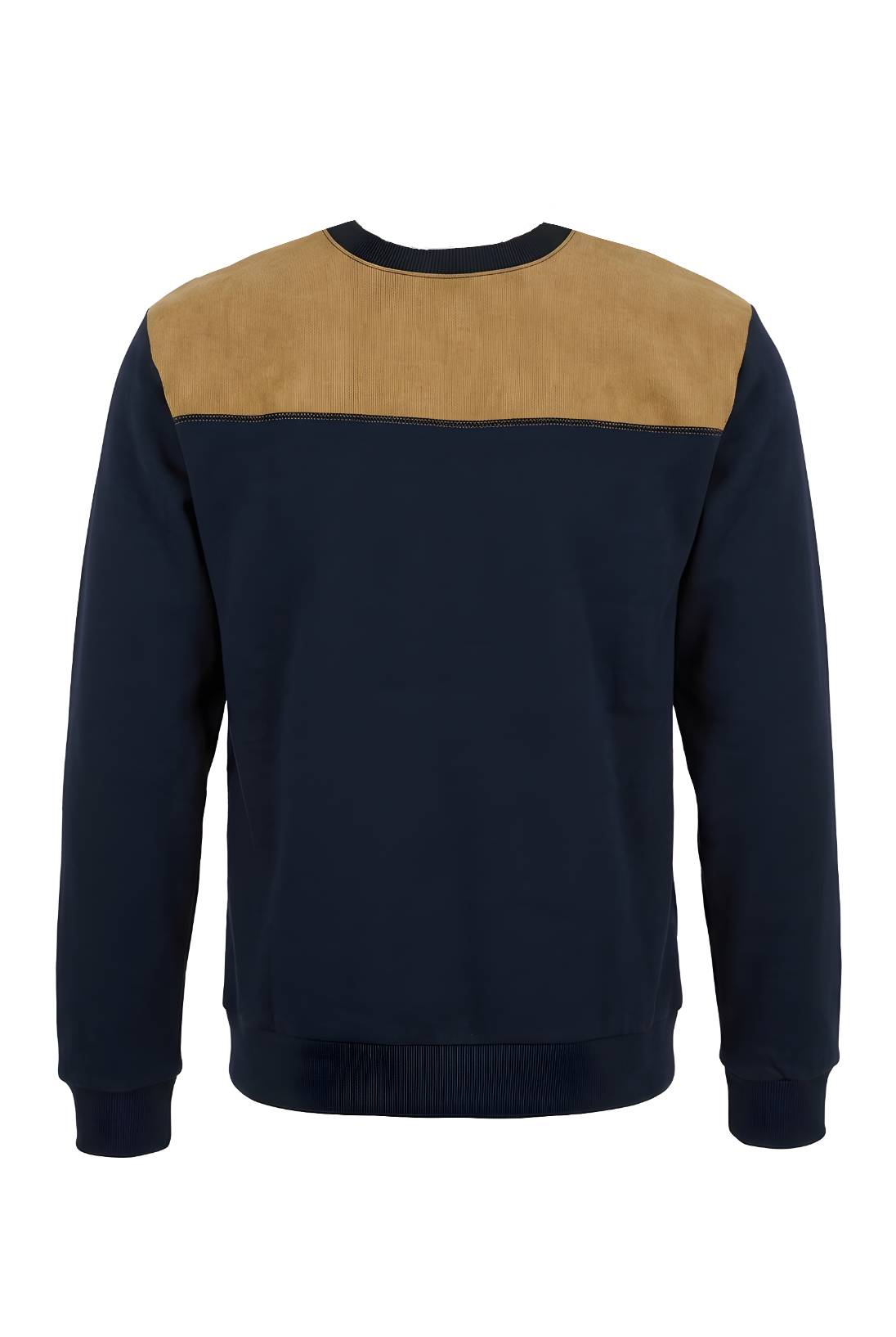 Black & Gold Abstract Print Sweater